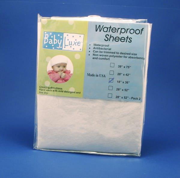 L.A. Baby Waterproof Cradle Sheet, 18"x36"