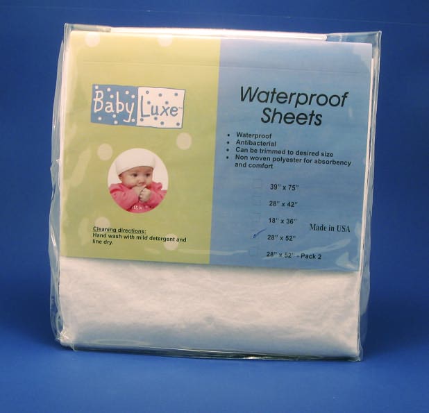 L.A. Baby Waterproof Crib Sheet, 28"x52"