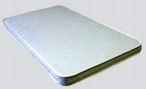L.A. Baby Babyluxe Porta-crib  -  Quilted White Vinyl 3" x 24" x 38"