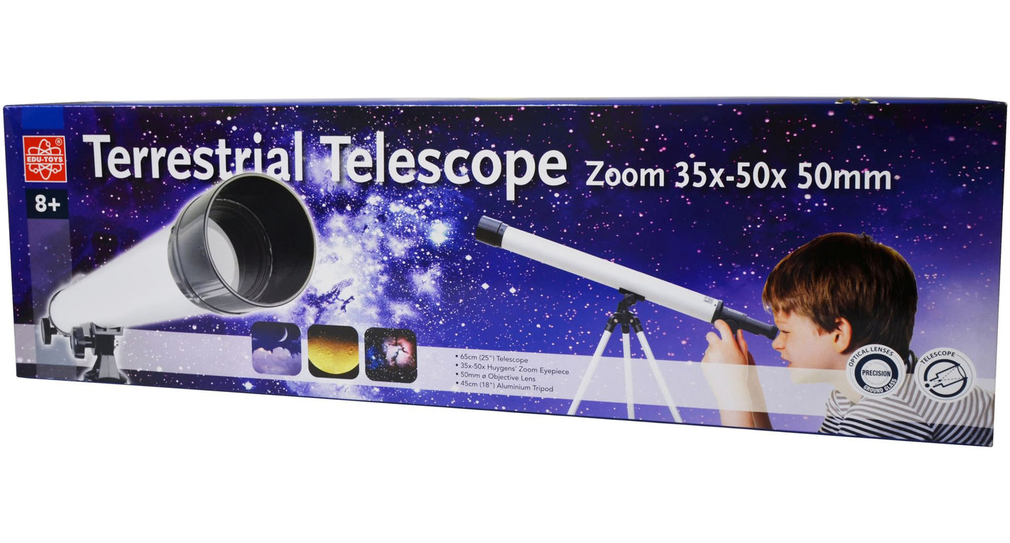 EDU-Toys 35x - 50x 50mm Zoom Terrestrial Telescope