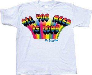 Beatles Love Is Colorblind White Toddler - L