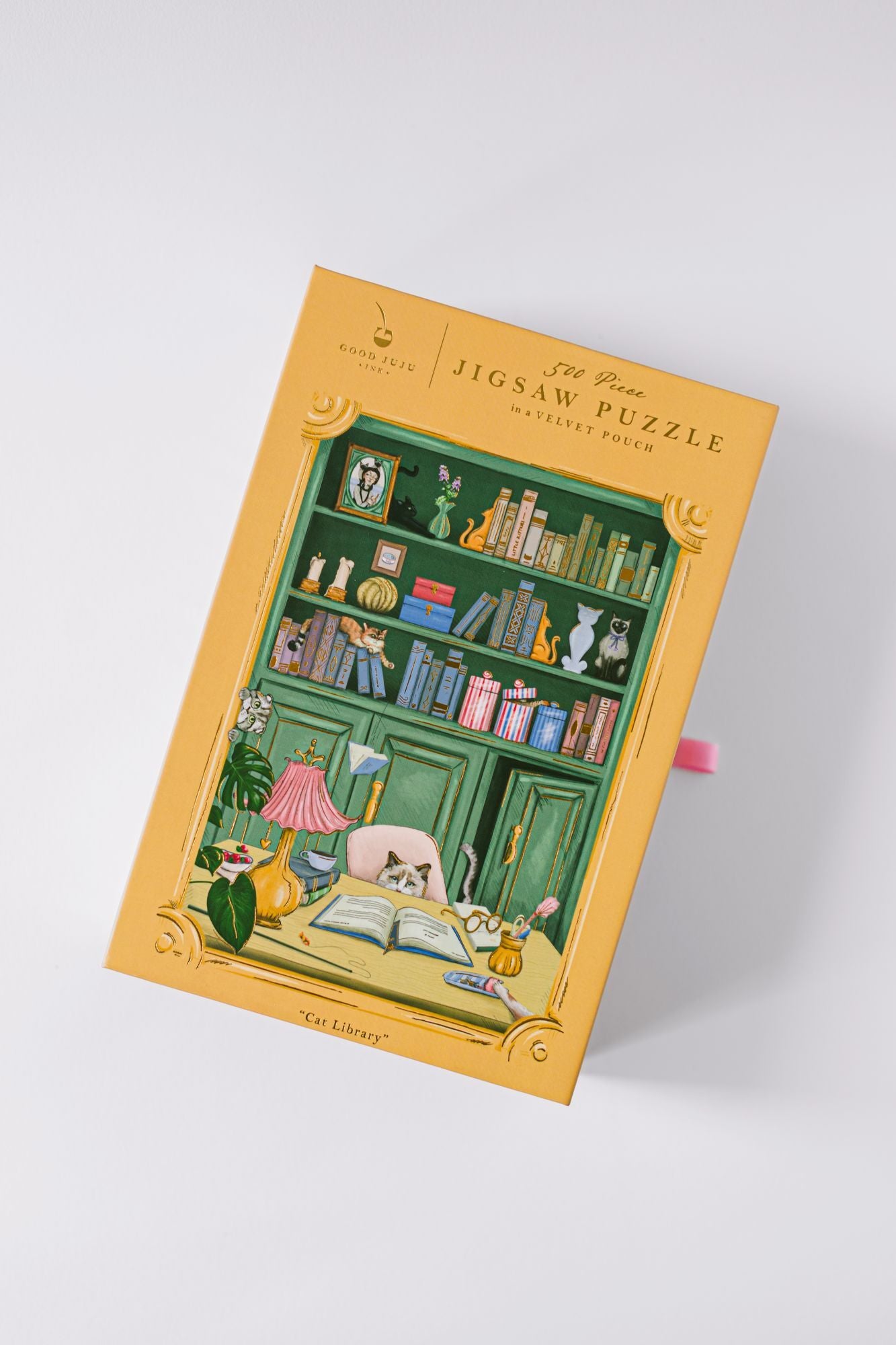 Cat Library 500 Piece Puzzle
