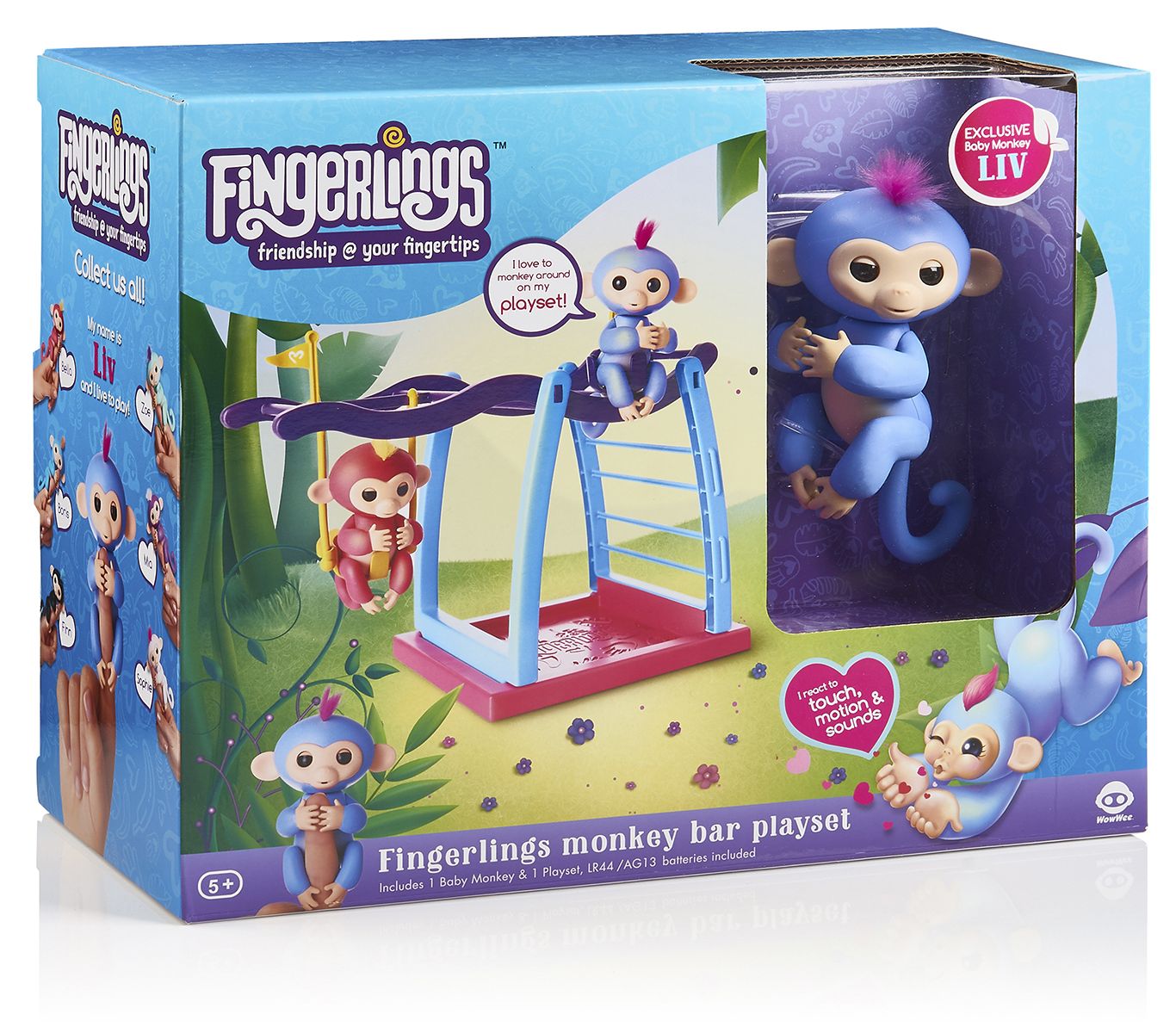 Fingerlings Play Set - Monkey Bar/Swing