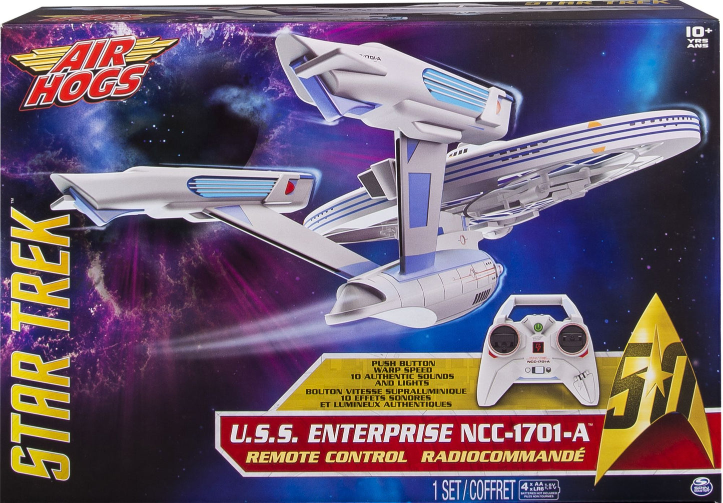 AIR HOGS STAR TREK ENTERPRISE QUAD