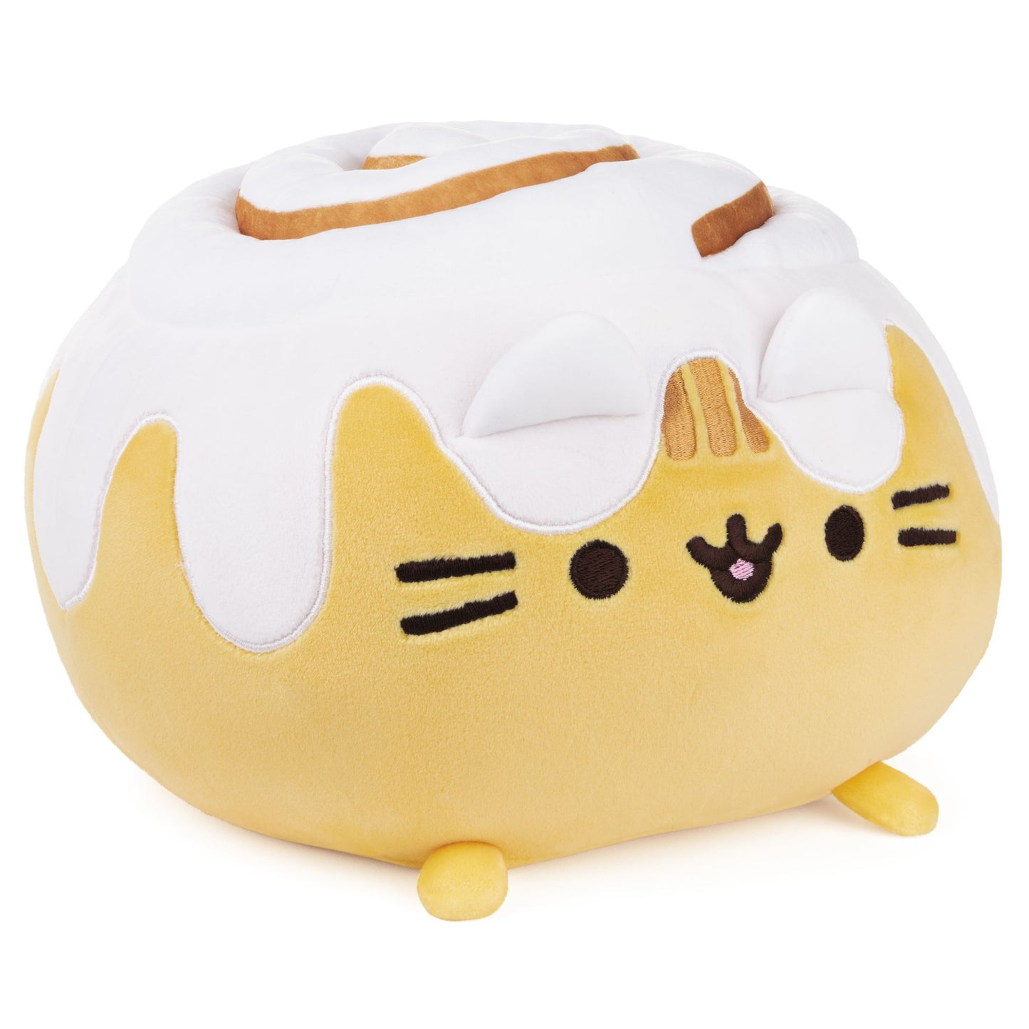 GUND Pusheen Catfe Cinnamon Roll Pusheen Plush Squisheen Cat Stuffed Animal, 12"