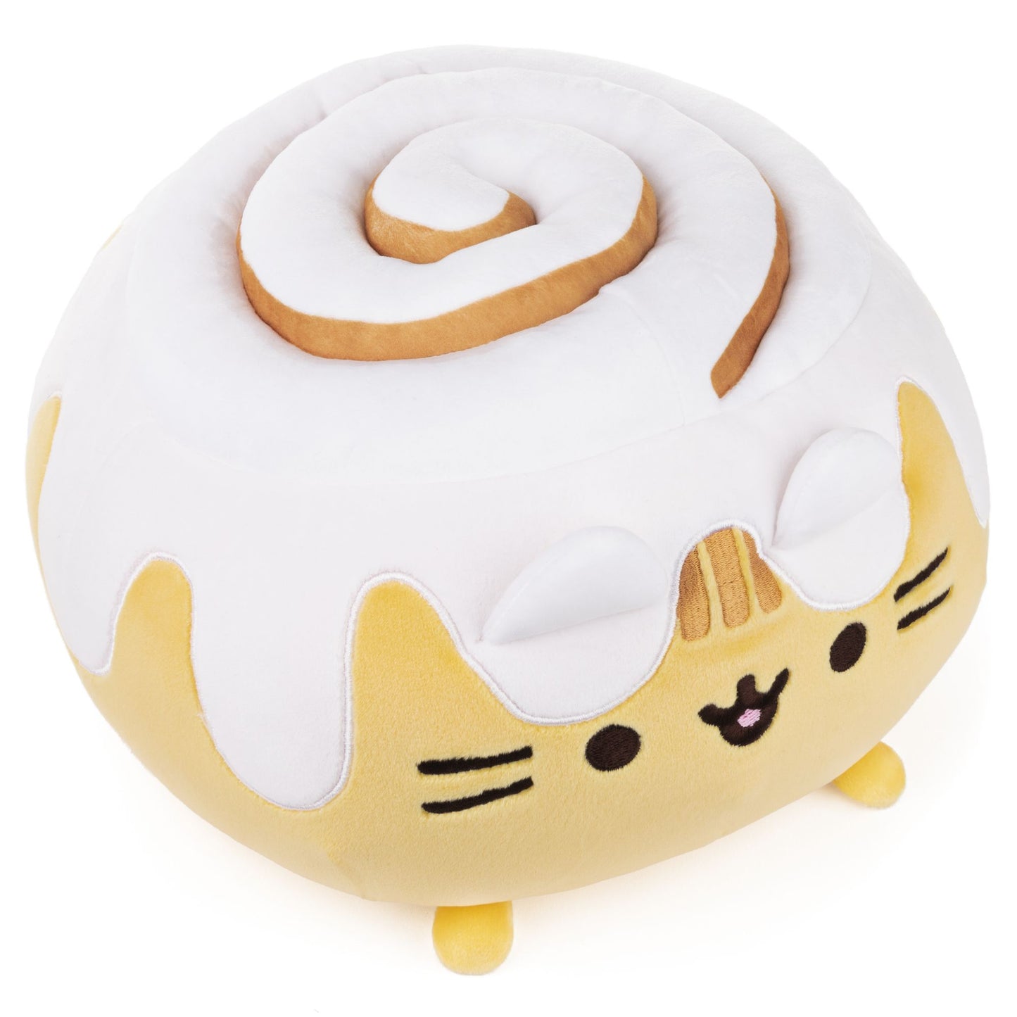 GUND Pusheen Catfe Cinnamon Roll Pusheen Plush Squisheen Cat Stuffed Animal, 12"
