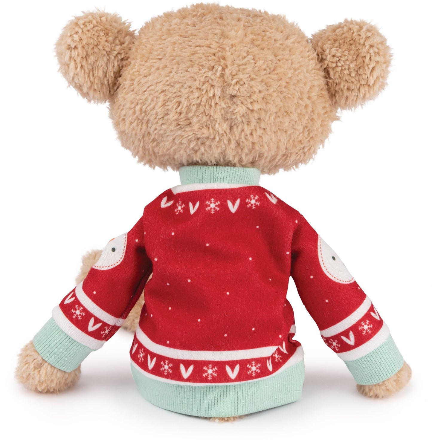 GUND Toothpick with Holiday Sweater Classic Teddy Bear Stuffed Animal for Ages 1 and Up Beige/Red/White, 15"