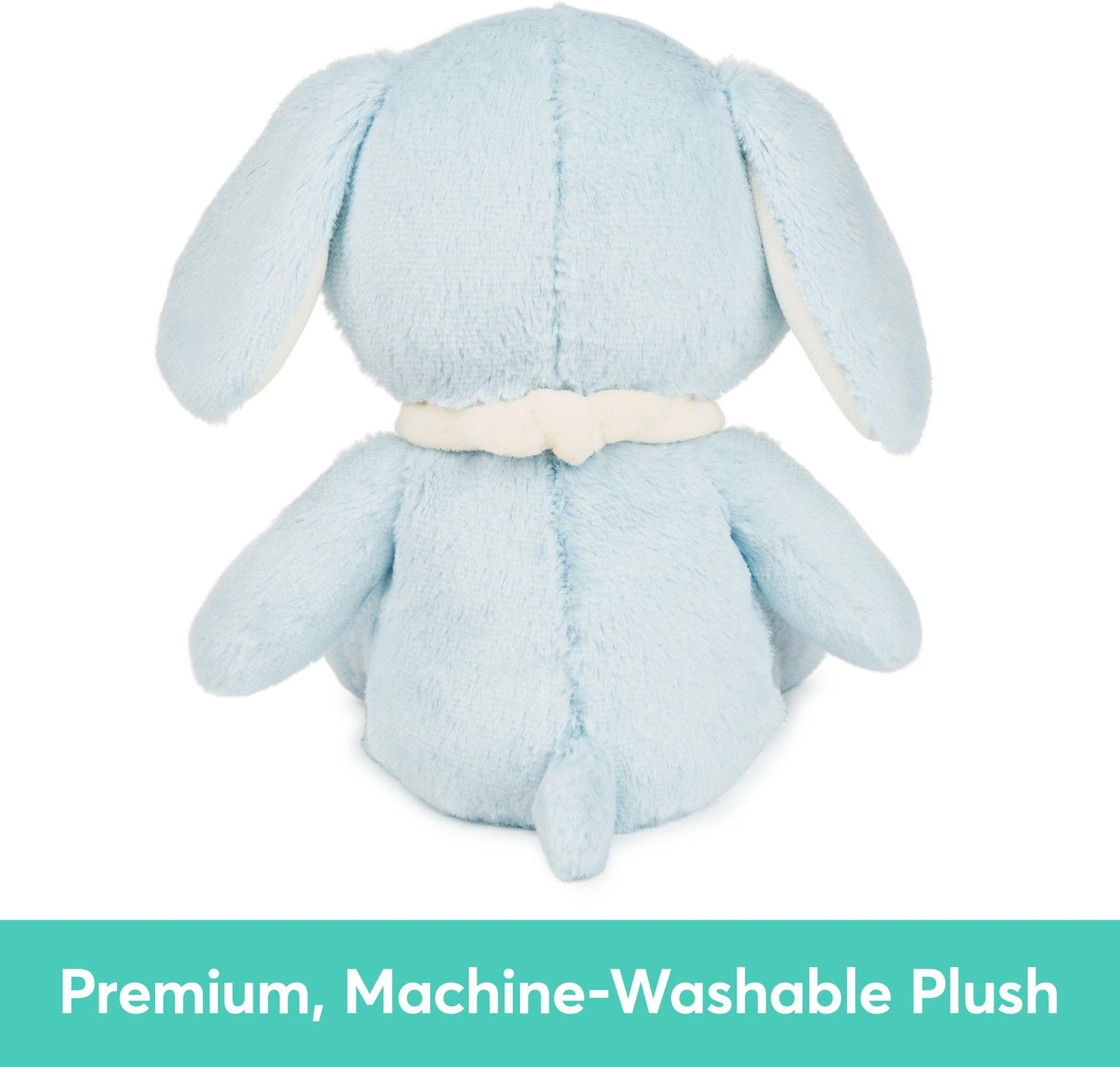 Baby GUND Sustainable Puppy Plush Stuffed Animal Made from Recycled Materials For Babies and Newborns Blue/Cream, 13"