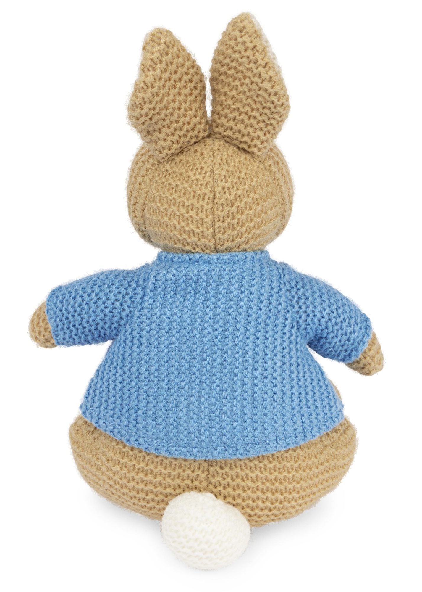 GUND Beatrix Potter Peter Rabbit Knit Plush, Easter Gift, Easter Bunny Stuffed Animal for Ages 1 and Up, Brown/Blue, 6.5"