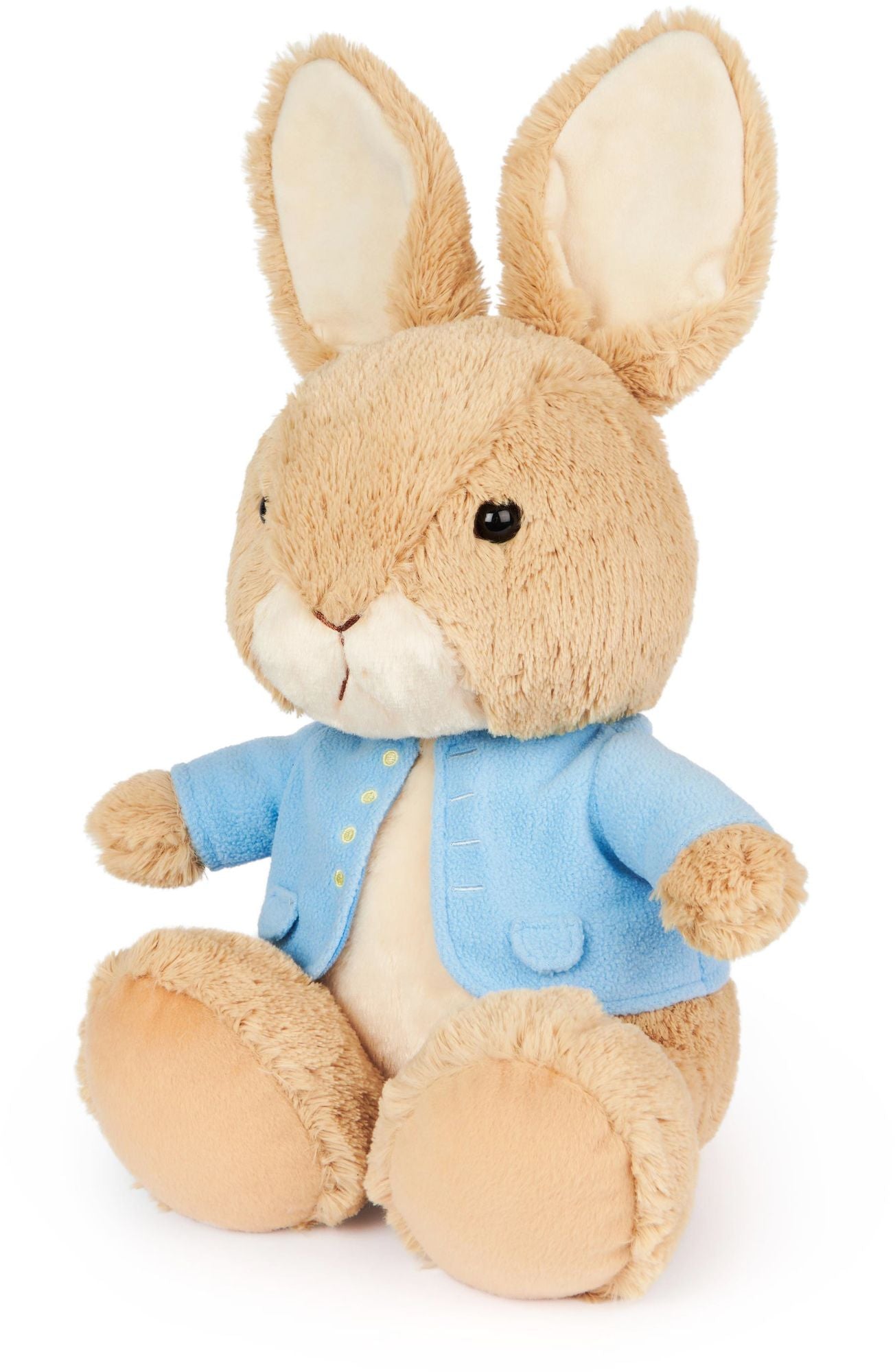 GUND Beatrix Potter Peter Rabbit Silly Pawz Plush Easter Bunny Stuffed Animal for Ages 1 and Up Brown/Blue 11"