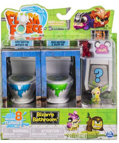 Flush Force Series 1 Bizarre Bathroom Collectible 8 pack Figure