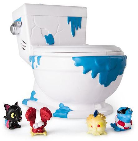 Flush Force Series 1 Collect a Bowl Stash 'n' store case for 4 figures