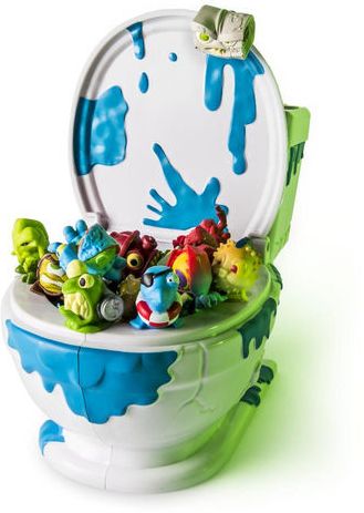 Flush Force Series 1 Collect a Bowl Stash 'n' store case for 4 figures