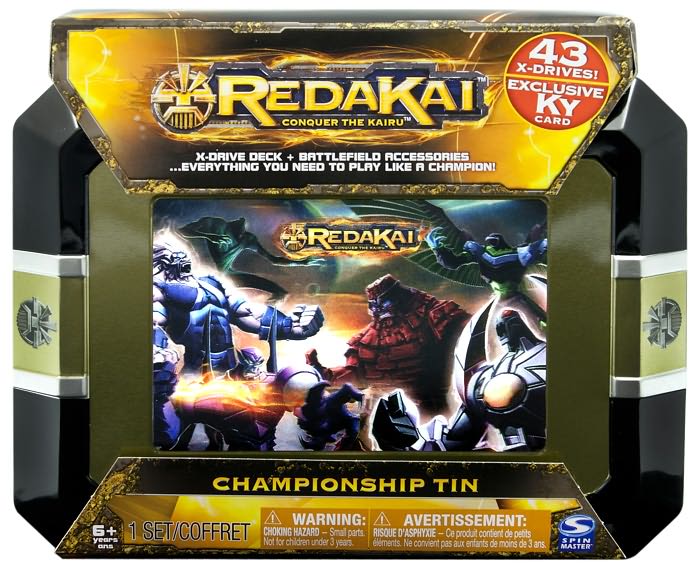 Redakai ChampionshpTin With Cards