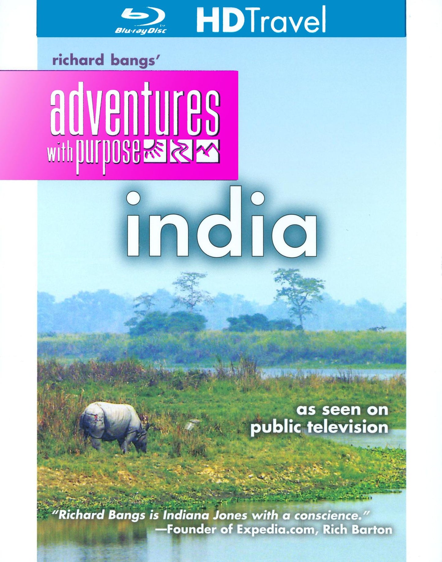 Richard Bangs' Adventures with Purpose: India - Quest for the One-Horned Rhino [Blu-ray]