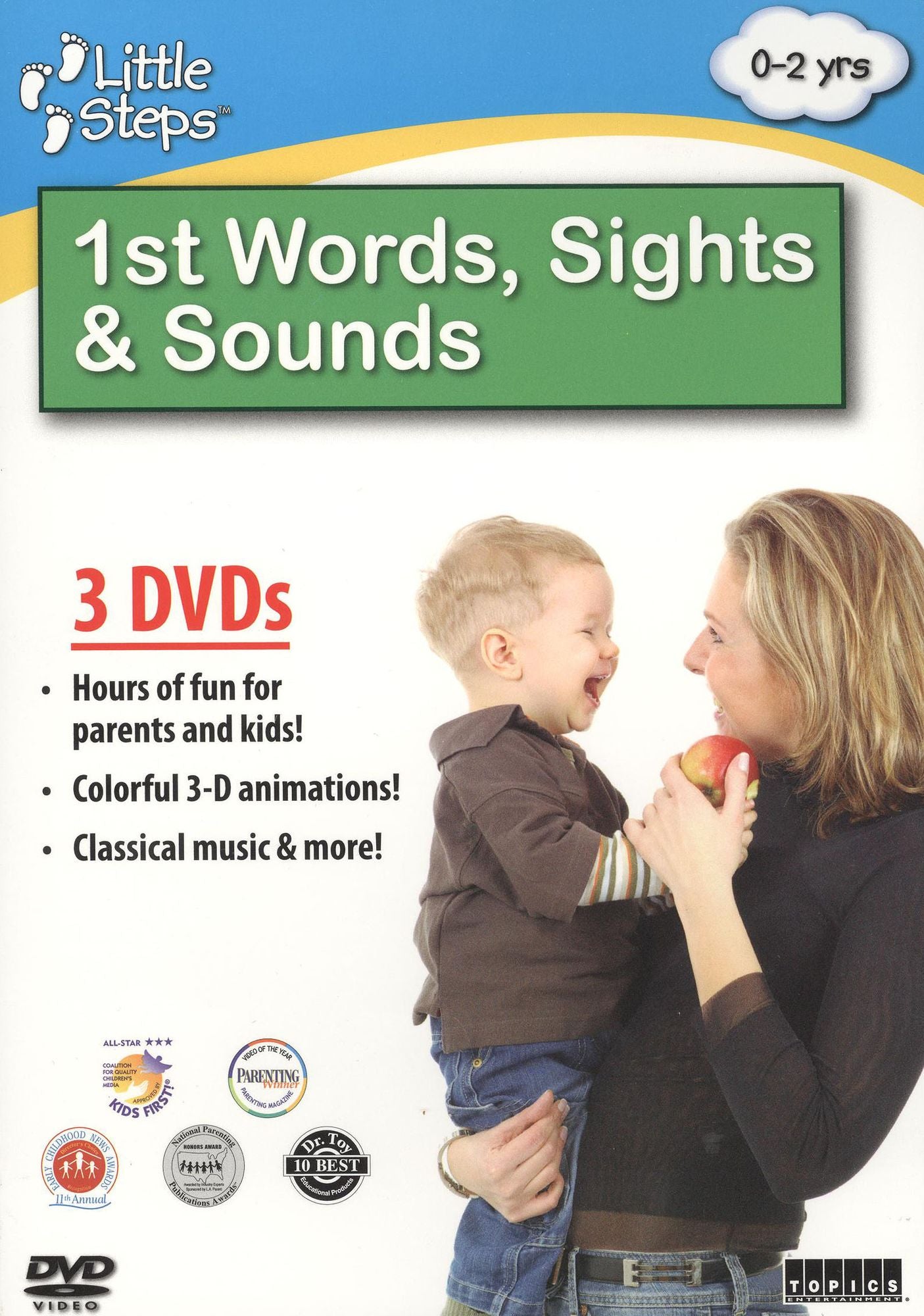 Little Steps: First Words, Sights & Sounds [3 Discs]