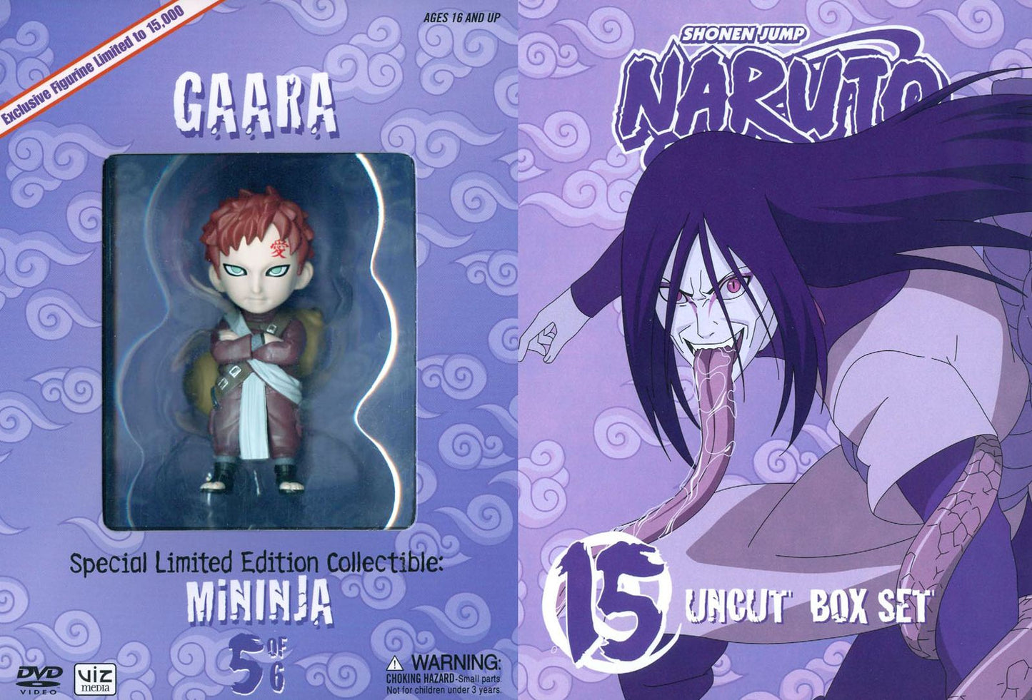 Naruto Uncut Box Set, Vol. 15 [Special Edition] [3 Discs] [With Playing Cards]