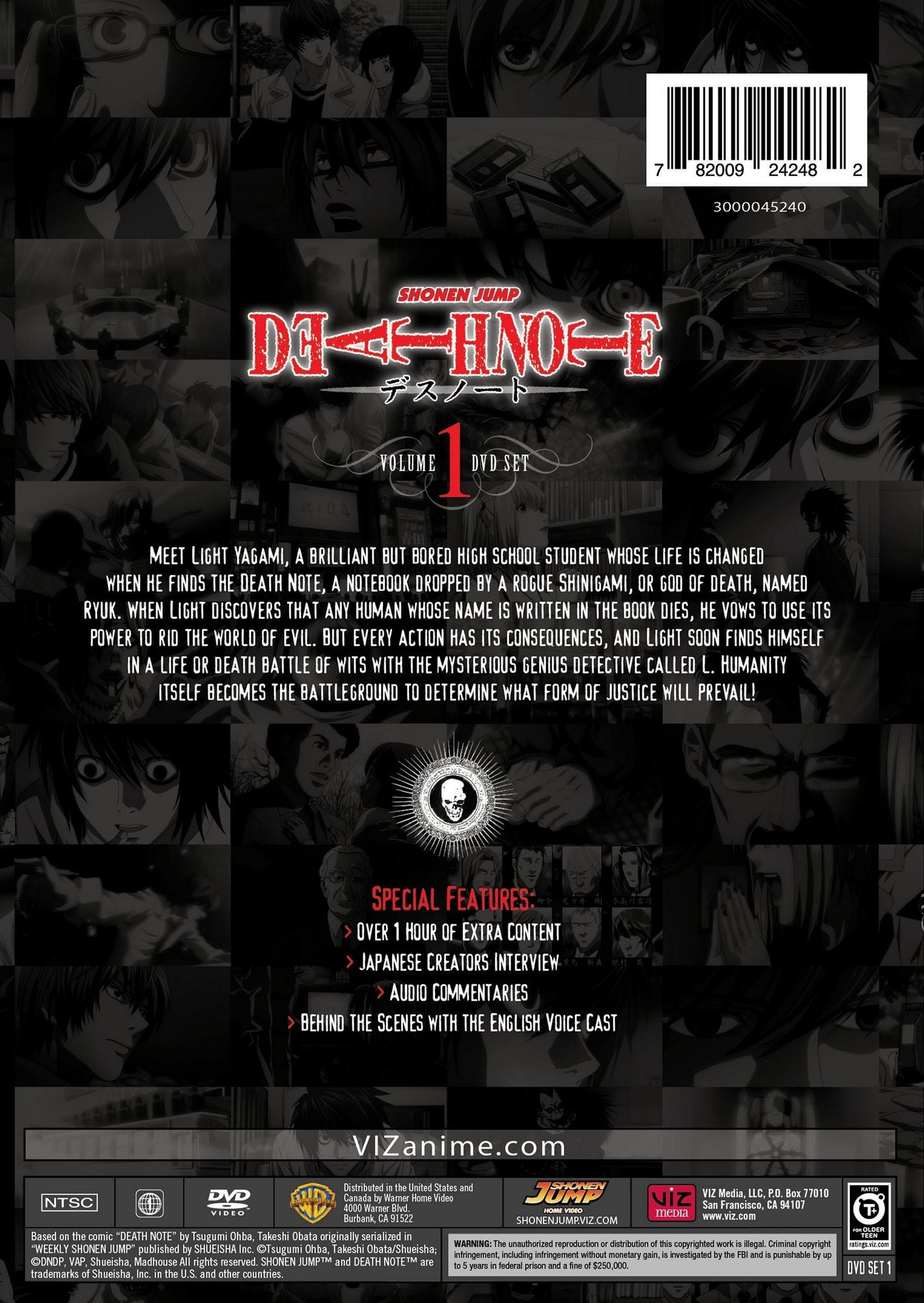 Death Note: Box Set, Vol. 1 [5 Discs]