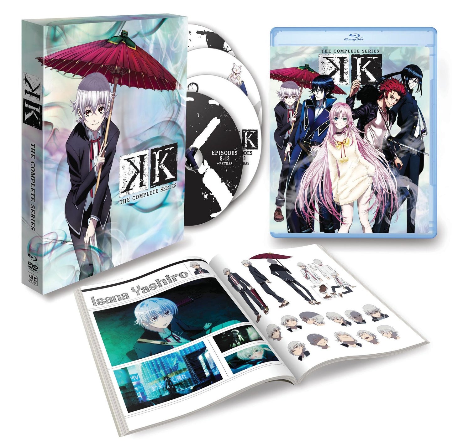K: The Complete Series [4 Discs] [Blu-ray]