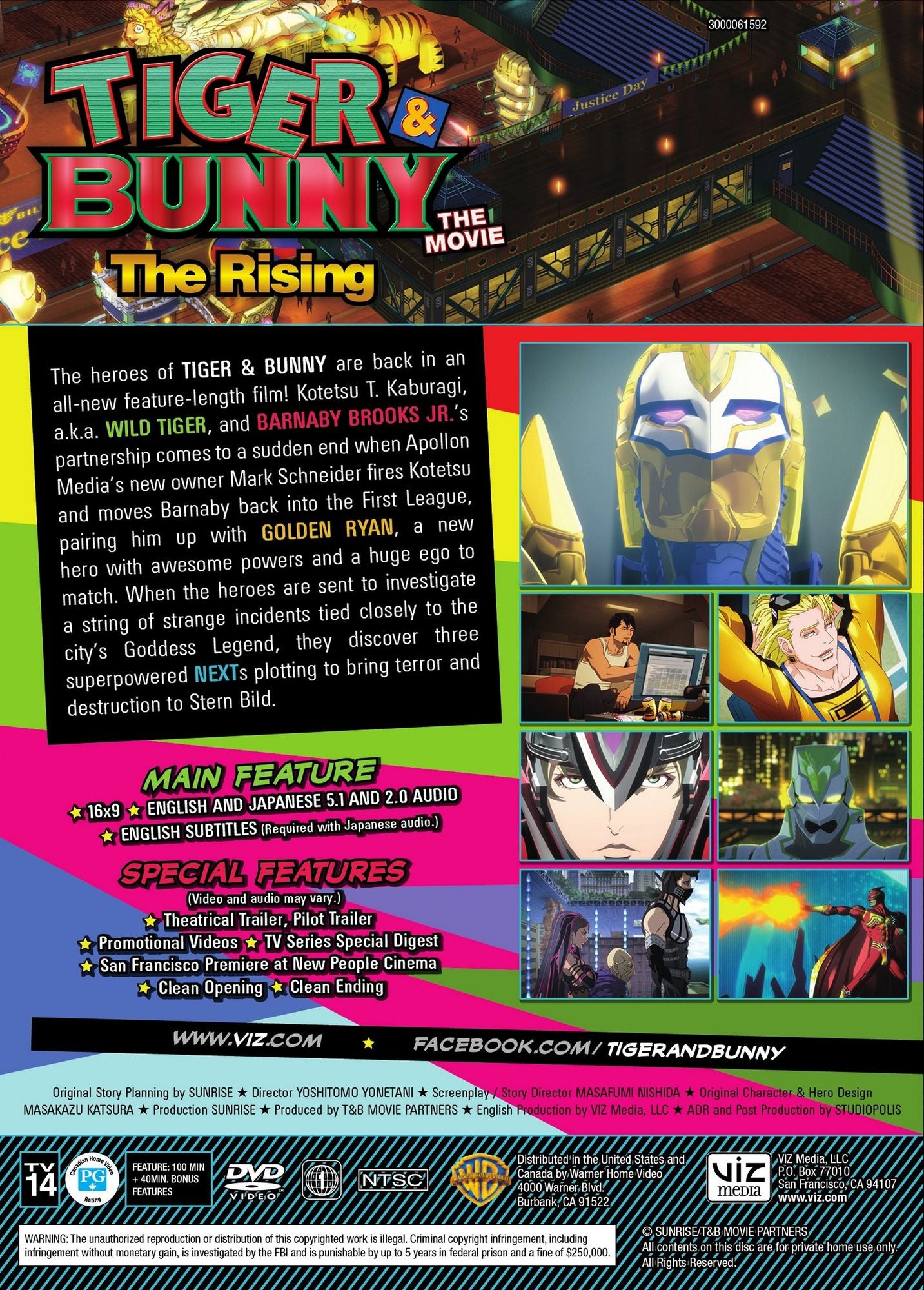 Tiger & Bunny the Movie: The Rising [2 Discs]