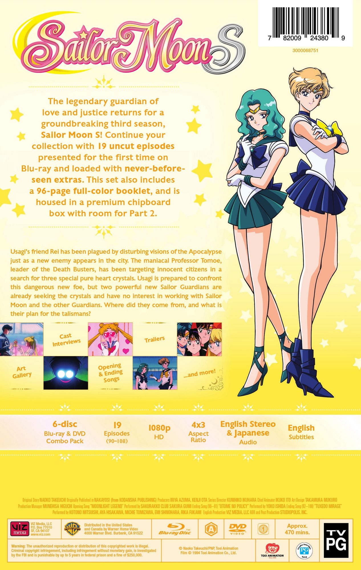 Sailor Moon S: Season 3 - Part 1 [Blu-ray] [6 Discs]