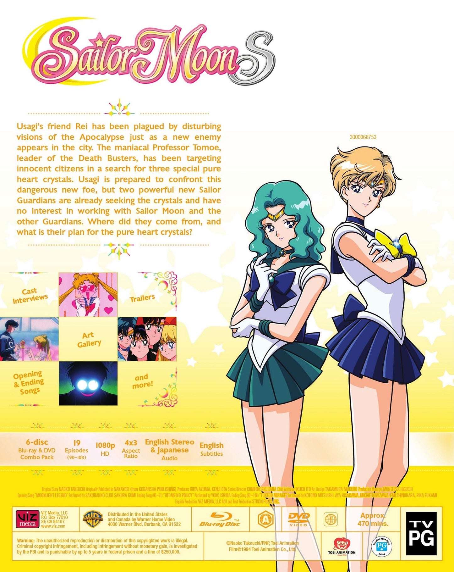 Sailor Moon S: Season 3 - Part 1 [Blu-ray] [6 Discs]