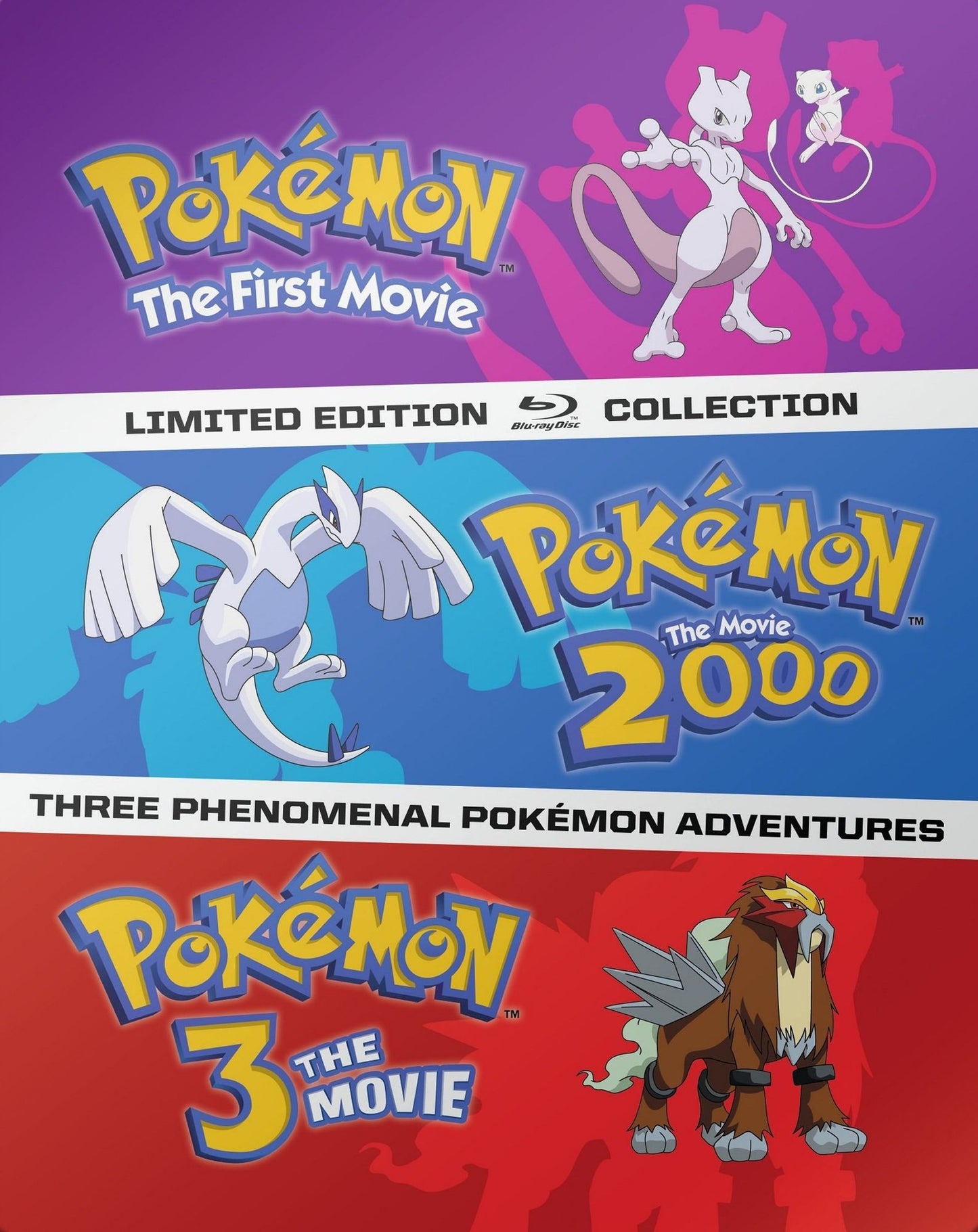 Pokemon Movies 1-3: Collection