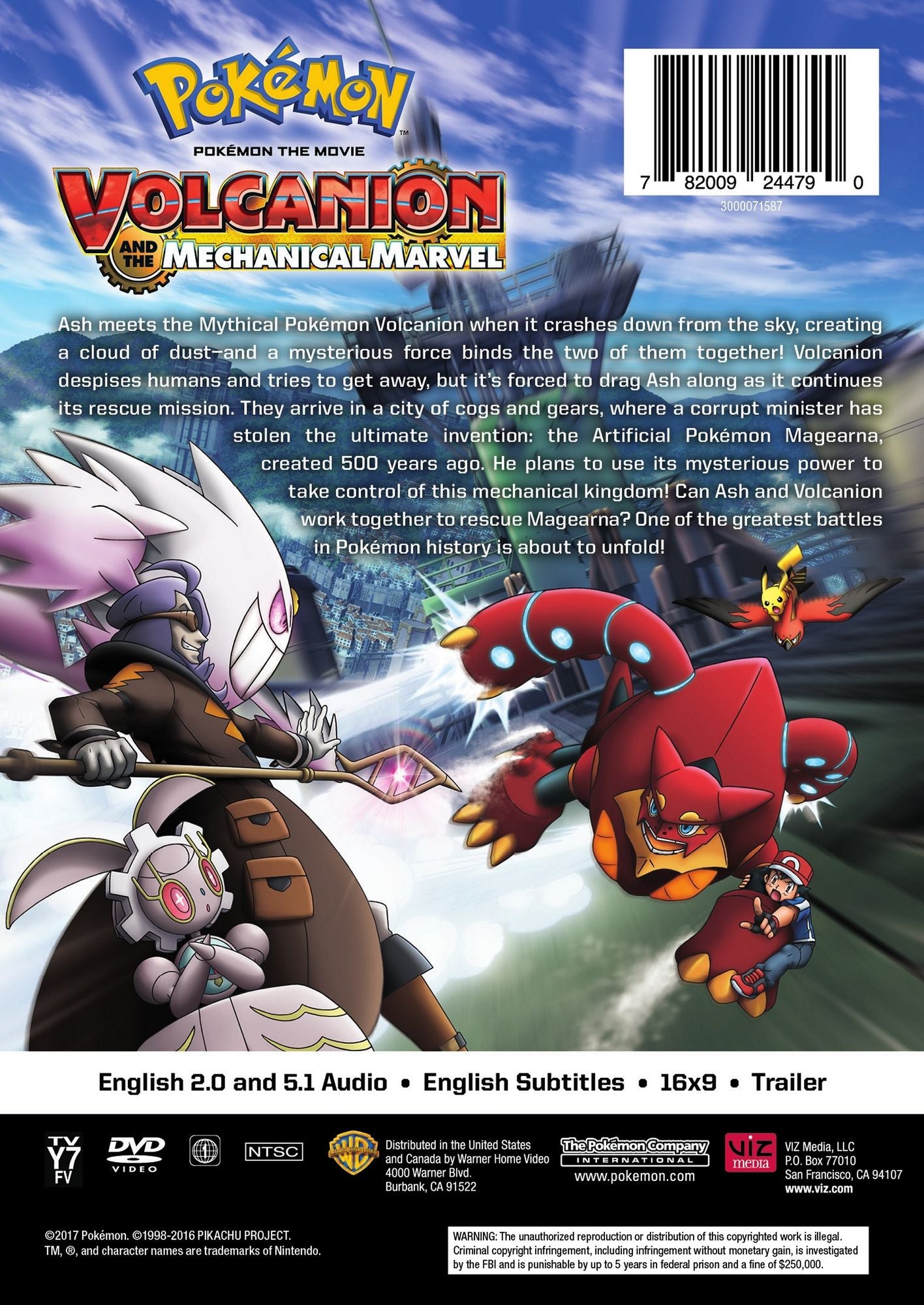 Pokemon the Movie: Volcanion and the Mechanical Marvel