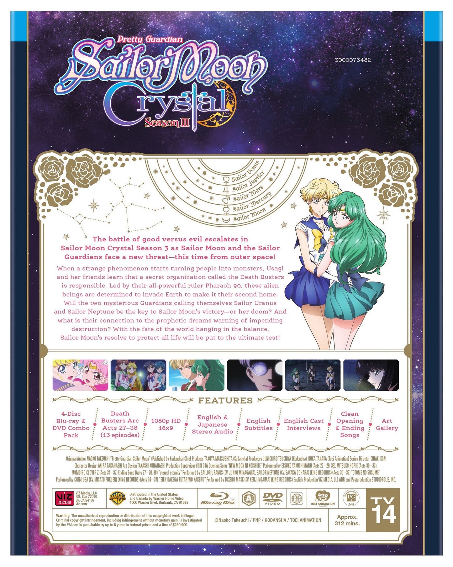 Sailor Moon Crystal: Season 3 - Set 1 [Blu-ray]