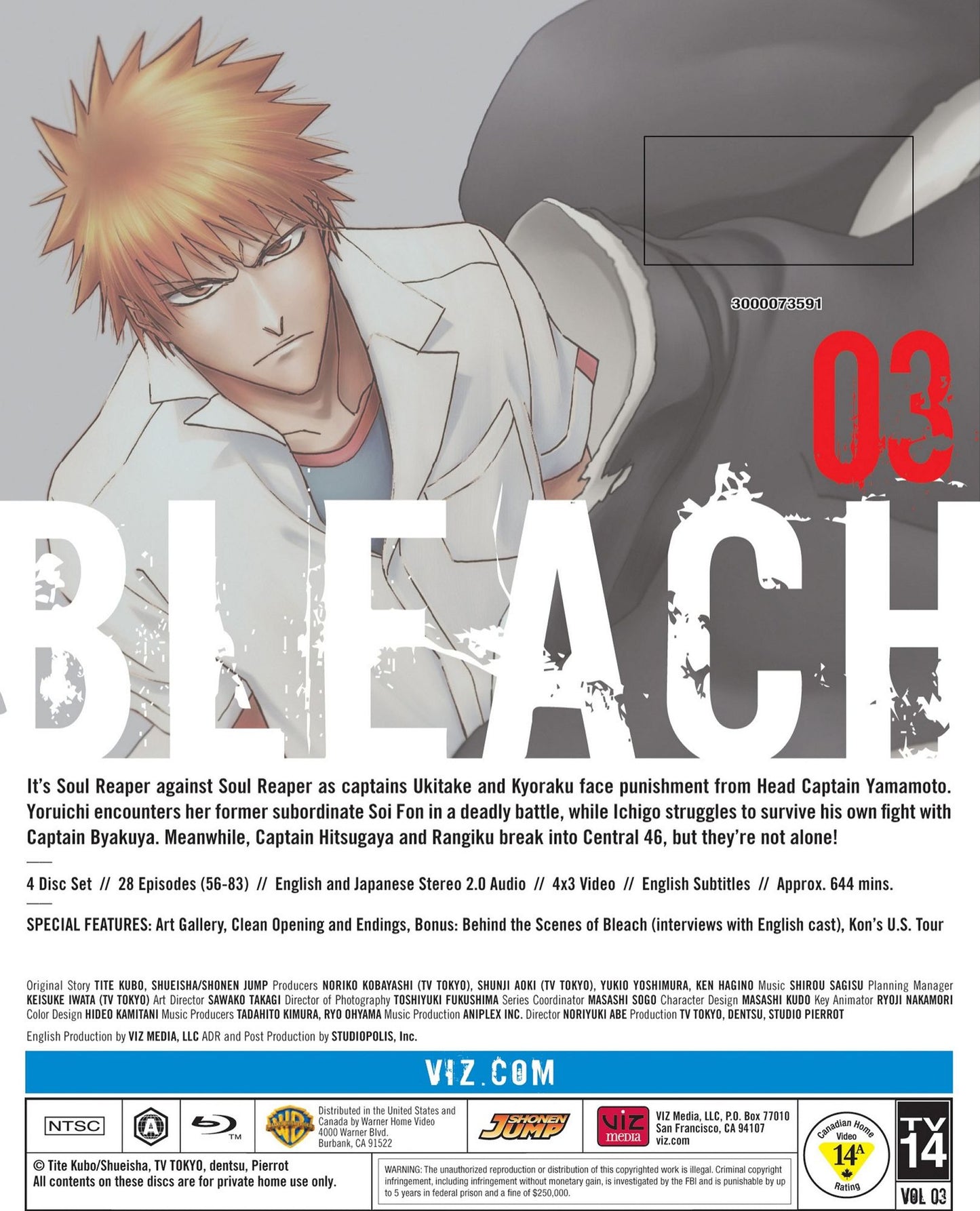 Bleach: Set 3 [Blu-ray] [4 Discs]