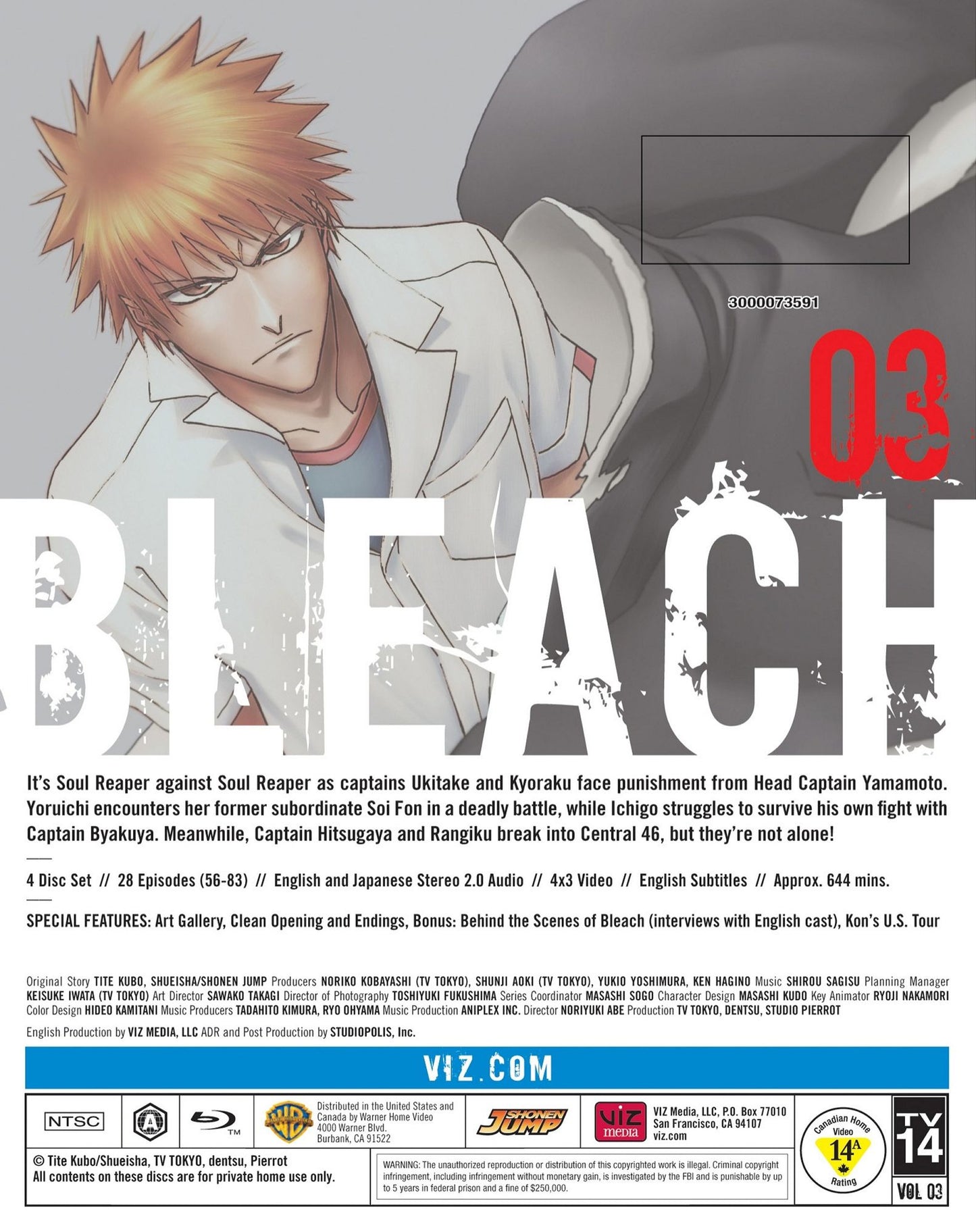 Bleach: Set 3 [Blu-ray] [4 Discs]