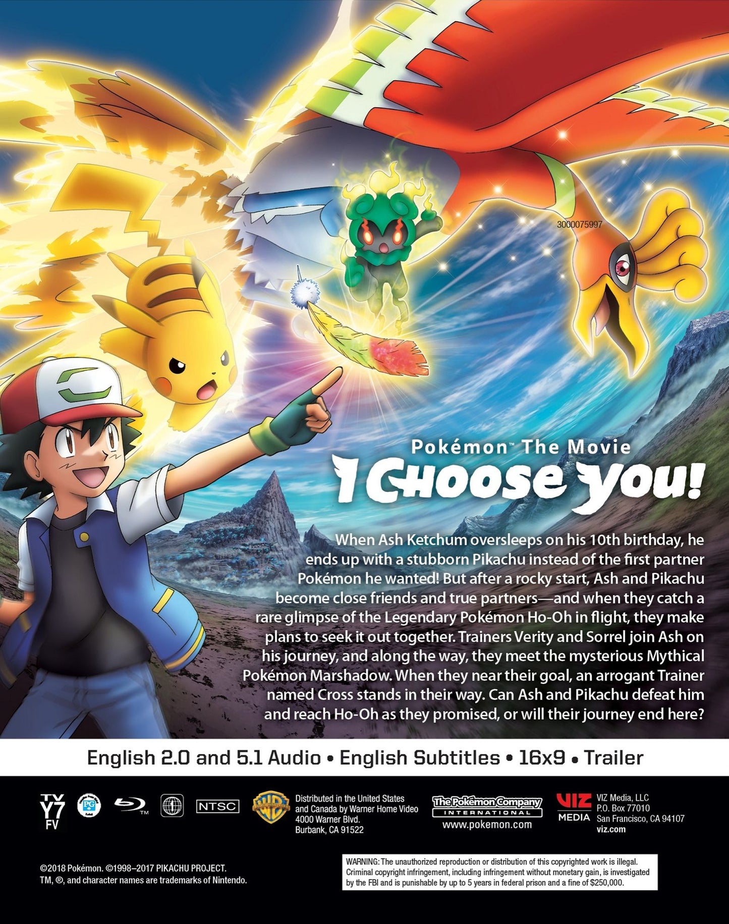 Pokemon the Movie: I Choose You! [Blu-ray]