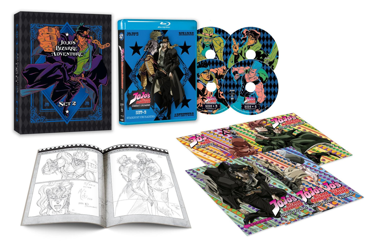 Jojo's Bizarre Adventure Set 2: Stardust Crusaders