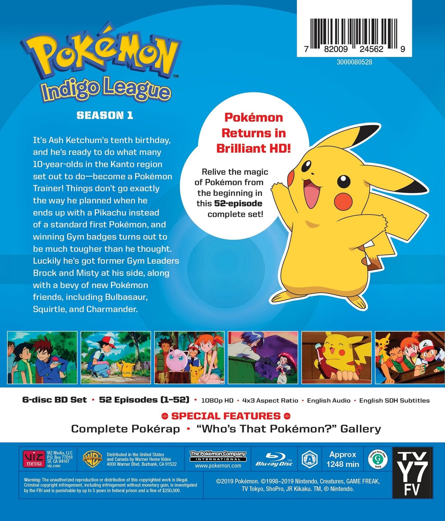 Pokemon: Indigo League - Season 1 [Blu-ray]