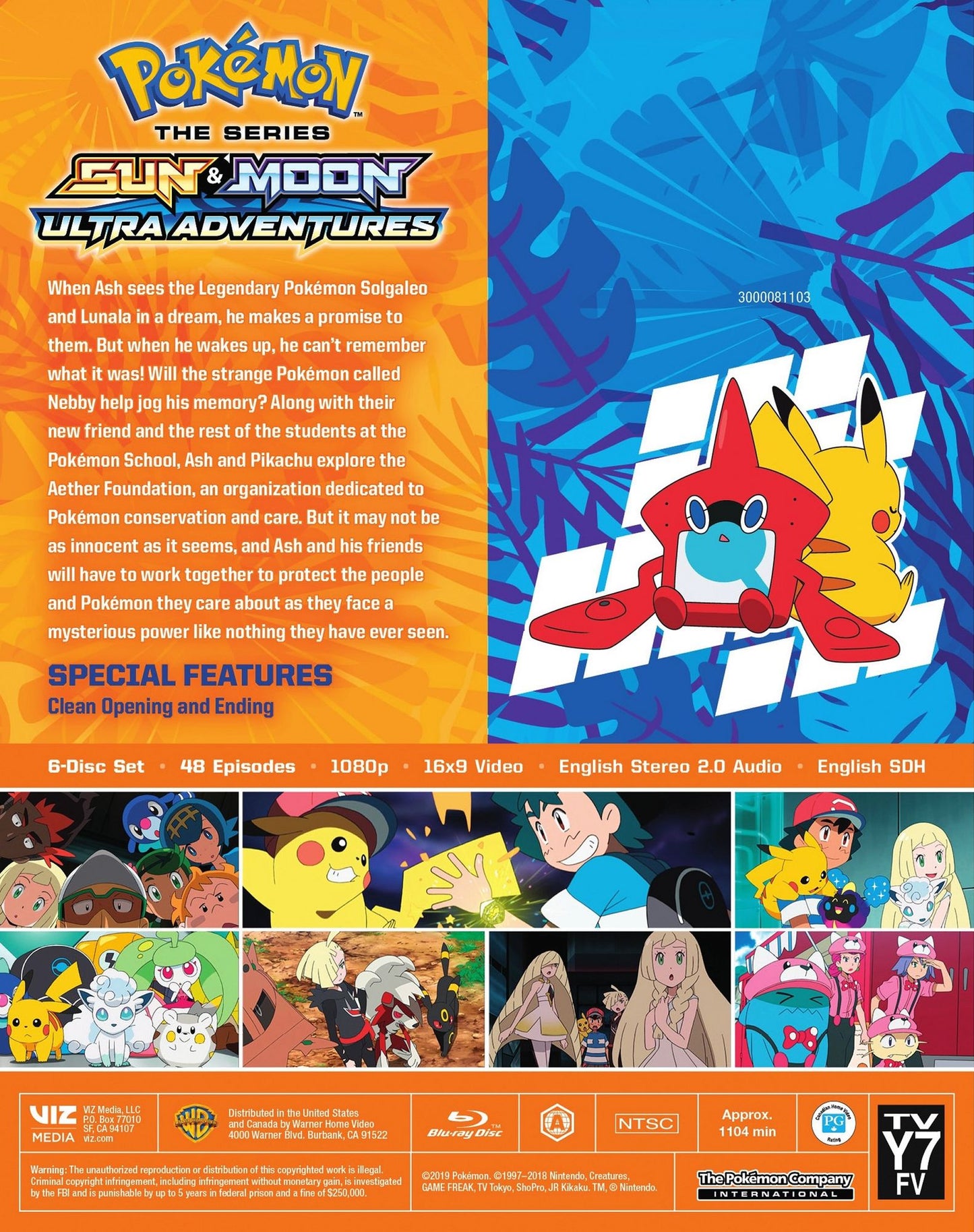 Pokemon Sun and Moon Ultra Adventures [Blu-ray]