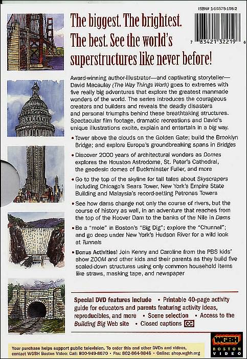 Building Big: Bridges/Domes/Skyscrapers/Dams/Tunnels [5 Discs]