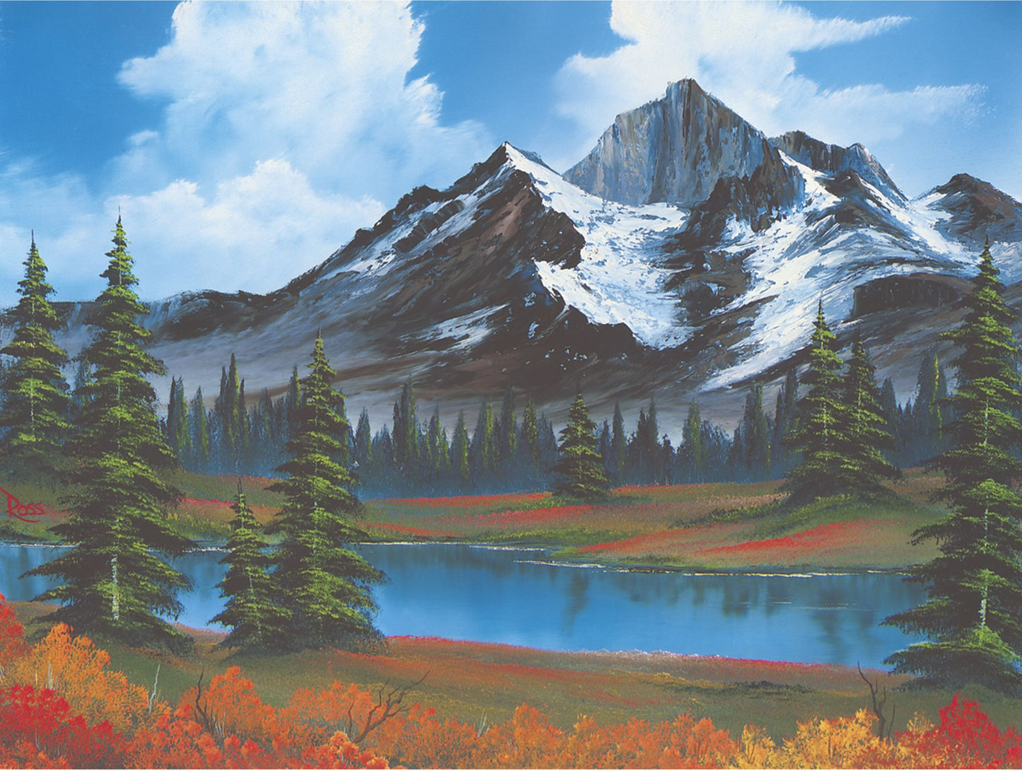 The Joy Of Puzzles with Bob Ross - Spring 500 Piece Puzzle