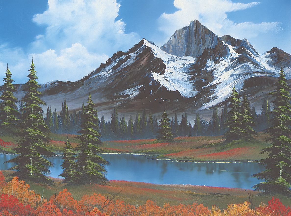 The Joy Of Puzzles with Bob Ross - Spring 500 Piece Puzzle