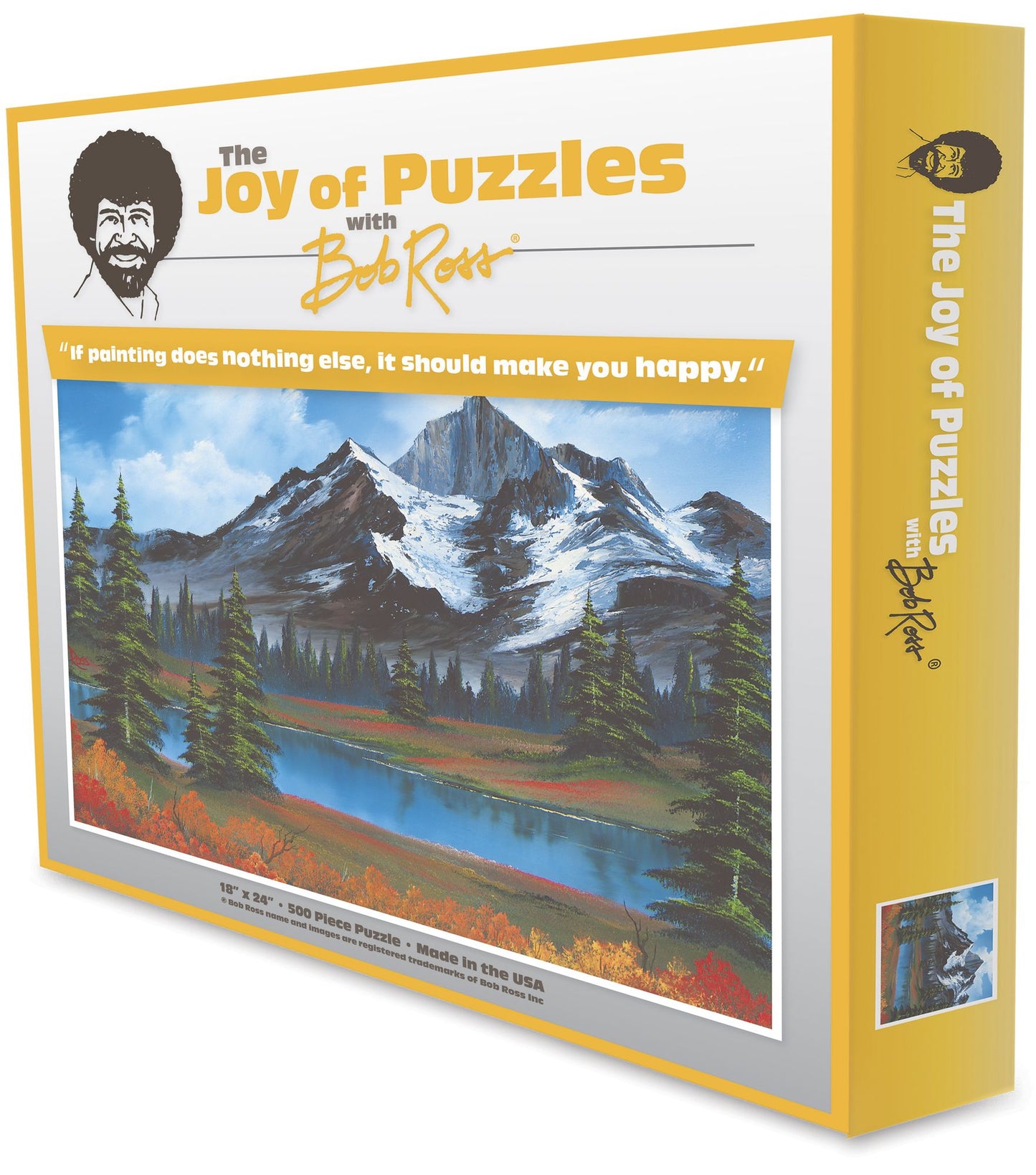 The Joy Of Puzzles with Bob Ross - Spring 500 Piece Puzzle