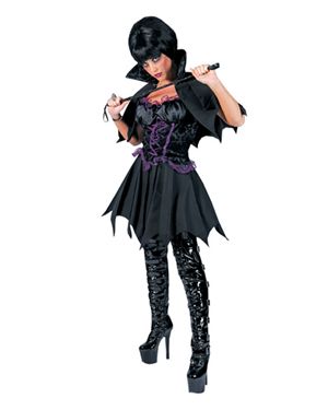 Funny Fashion FF40784-STD Womens Gothic Vamp Costume Size Standard
