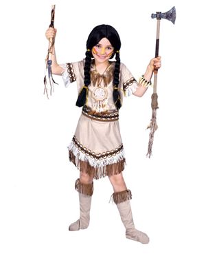 Funny Fashion FF740210-M Girls Running Bear Princess Costume Size Medium