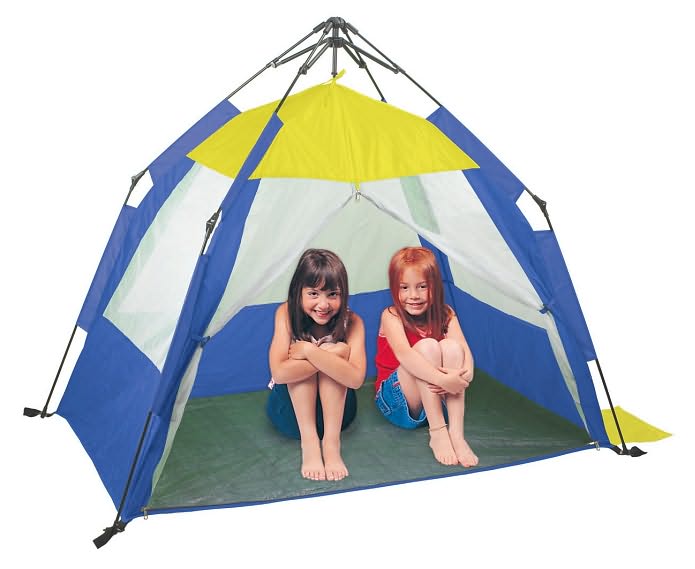 One Touch Play Cabana w/zippered Mesh Front