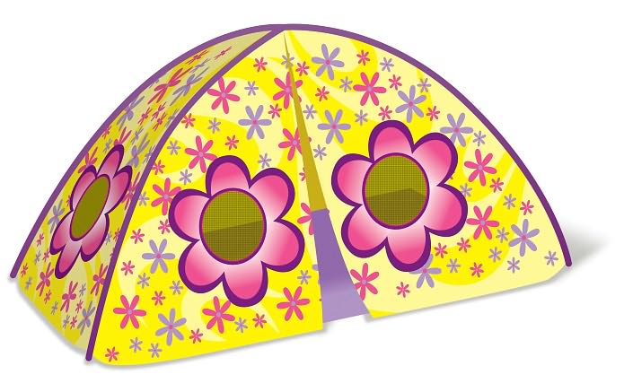 Flowers Power Bed Tent