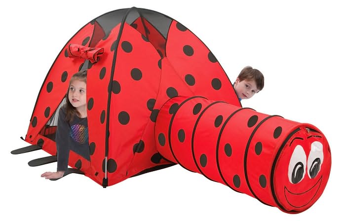 Ladybug Tent & Tunnel Combination