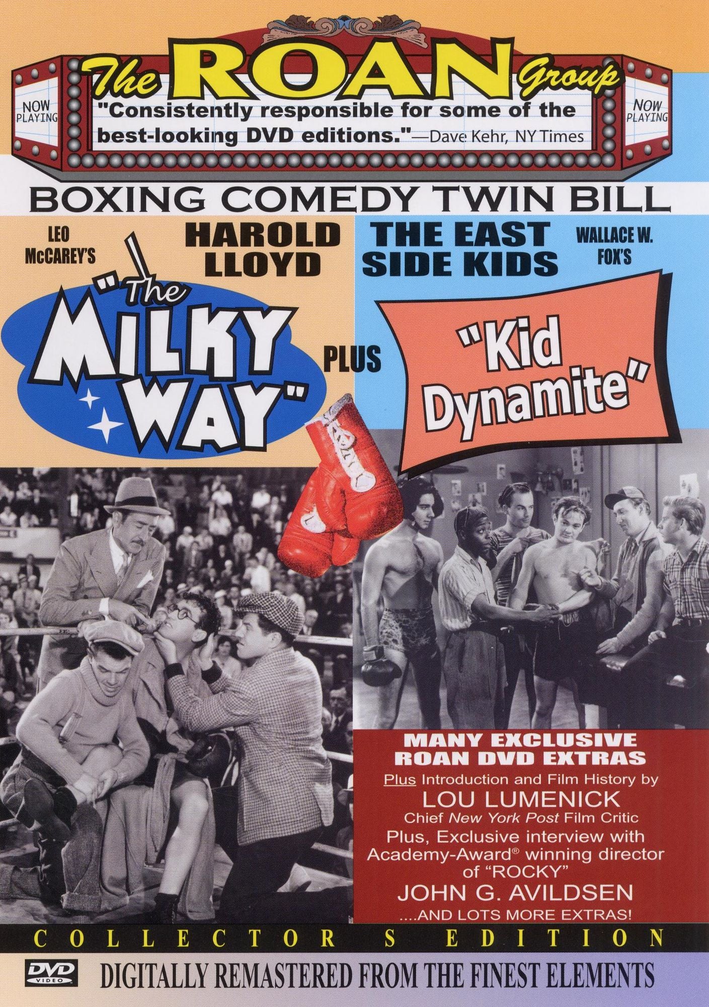 Boxing Comedy Champs: Harold Lloyd in "The Milky Way"/The East Side Kids in "Kid Dynamite"