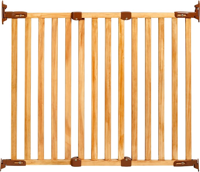 Kidco Angle Mount Wood Safeway Gate, Classic Oak Finish
