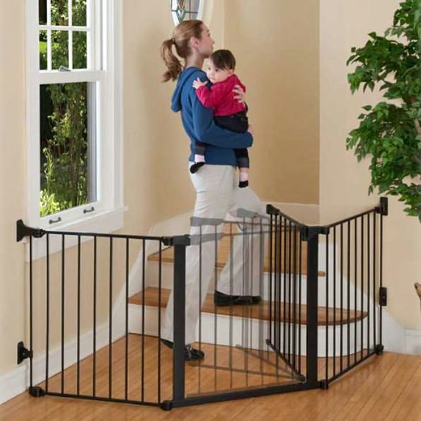 Kidco Auto Close Configure Gate, Black