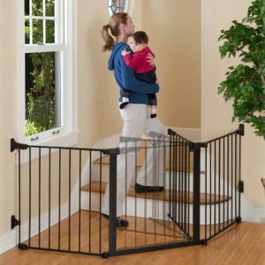 Kidco Auto Close Configure Gate, Black