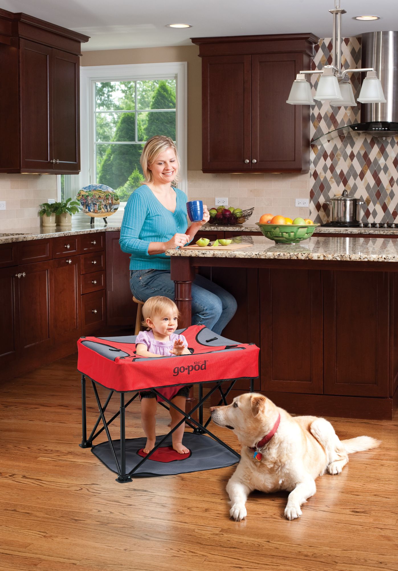 Kidco Go-Pod Activity Seat - Cardinal