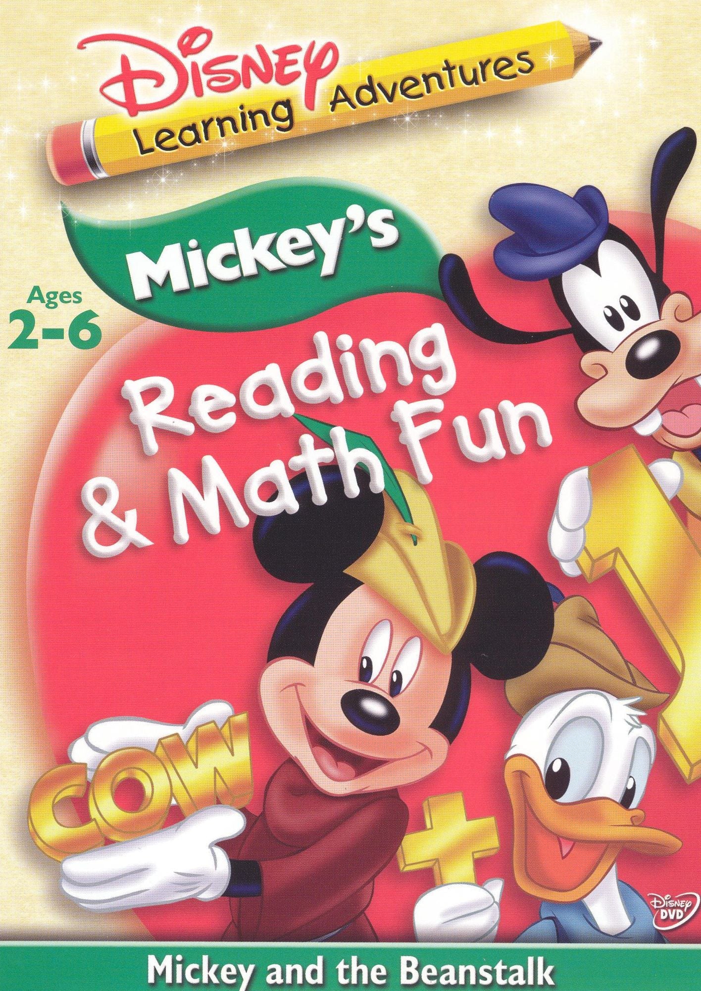 Mickey's Reading & Math Fun: Mickey and the Beanstalk